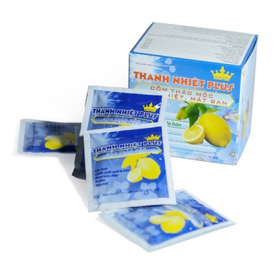 Cốm Thảo mộc Kingphar Thanh nhiệt plus, hộp 6 gói *7g, làm mát gan, giải độc, thanh lọc cơ thể