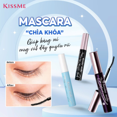 Mascara Tẩy Trang Mi Kissme Heroine Make 6.6 mL (Không Vỏ Hộp)