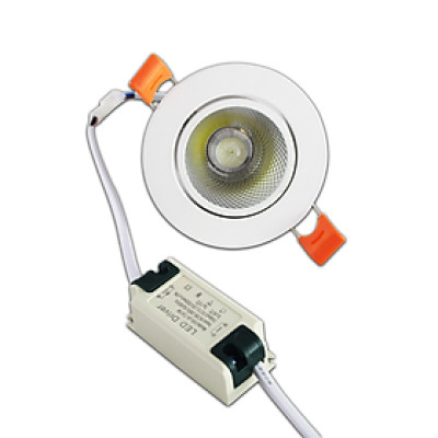 Đèn LED Âm Trần COB Công Suất 3W GSATX03 GS Lighting Ánh sáng trắng