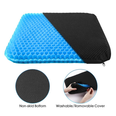 Đệm ngồi 3D silicon thoáng khí, đàn hồi tốt, Nệm lót ghế chất liệu mềm mại chống đau mỏi - Chính hãng MINIIN (Giao mẫu ngẫu nhiên)