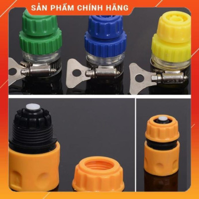 ️ Bộ dây vòi xịt nước rửa xe, tưới cây, tăng áp 3 lần, loại 20m 206701Sđầu đồng, cút,nối vàng+ đai 