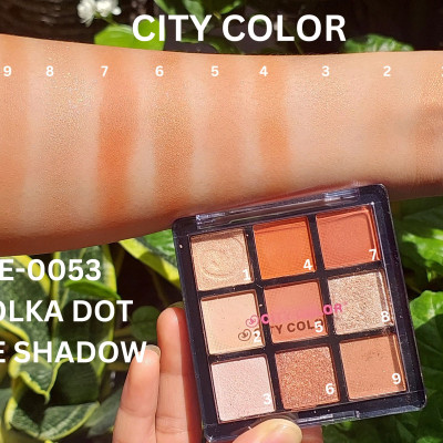 Phấn mắt CITY COLOR Polka dot 9 ô.