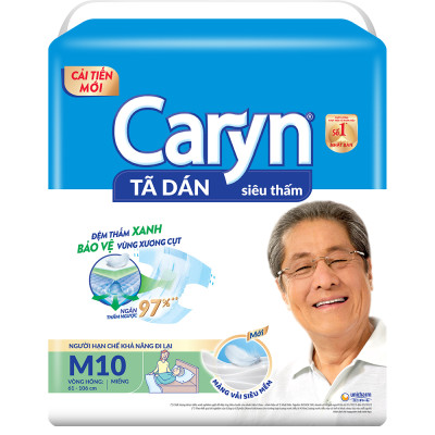 Tã Dán Siêu Thấm Caryn M10 (10 Miếng)