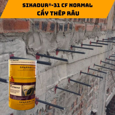 Keo neo thép râu, trám nứt bê tông hai thành phần - Sikadur-31 CF Normal (bộ 1.2 kg)