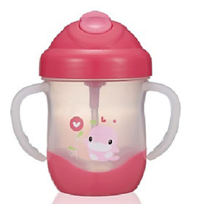 KU.KU Duckbill Bình nước cho bé từ 9 tháng tuổi chống sặc nhựa PP 200ml ku5452a