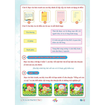 Sách Combo Bài Tập Tuần Toán và Tiếng Việt Lớp 4 - Kết Nối Tri Thức Với Cuộc Sống