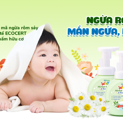 Tắm Gội Thảo Dược Wolfoo Baby 500ml