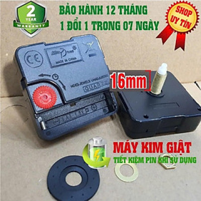Máy Đồng Hồ Treo Tường Kim Giật MAYTIME M8 – Trục Đồng Dài 16mm – Quartz – Bảo Hành 12 Tháng