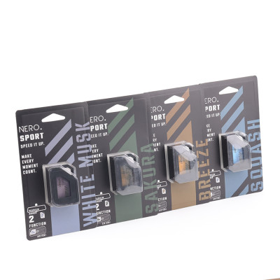 Nước Hoa Ô Tô 2in1 Treo Gương & Ghim Máy Lạnh AIR-Q Nero Sport No360 Đánh Thức Cảm Xúc Trên Mọi Hành Trình - Nhập Khẩu Chính Hãng