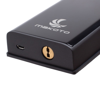 Khóa điện tử vân tay Makoto dòng Bushido 360 màu đen Ngôn ngữ hoàn toàn Tiếng Việt