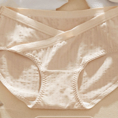 Quần lót bầu cạp chéo Azuno Chất Liệu Đũi Xước Thoáng Khí, Kháng Khuẩn Cho Mẹ