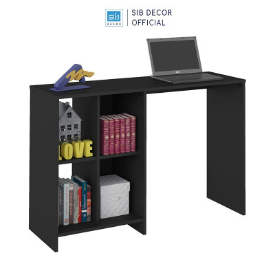 Bàn Làm Việc Phối Chân Bàn Kệ Sách Dài 110cm Thương Hiệu SIB Decor BLV129