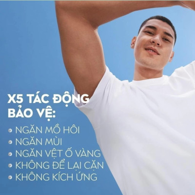 Xịt Ngăn Mùi NIVEA MEN Black & White Ngăn Vệt Ố Vàng Vượt Trội 5in1 (150ml) - 85388