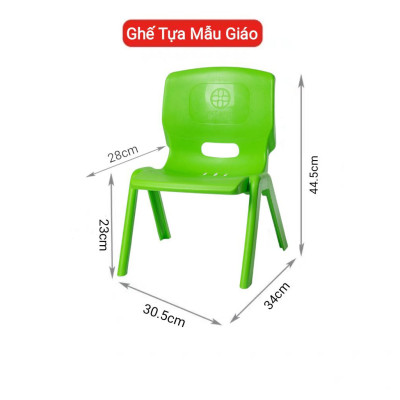 GHẾ TỰA MẪU GIÁO CAO CẤP - GHẾ TỰA CHẮC CHẮN - AN TOÀN - TIỆN LỢI 