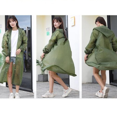 Áo mưa chất liệu EVA siêu nhẹ, siêu chống thấm - Giao màu ngẫu nhiên