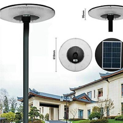 Đèn đĩa bay UFO kim cương năng lượng mặt trời chiếu sáng sân vườn công suất 1000W - UFO1000KC