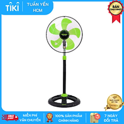 Quạt đứng 4,5 tấc lồng mạ Crom Senko DCN1808 - Màu ngẫu nhiên - Hàng Chính Hãng