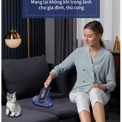 Máy hút bụi ga giường Tski TS-HC01 diệt bọ ve, nấm mốc, hút sạch bụi mịn và khử trùng bề mặt khi đang hút - Hàng chính hãng