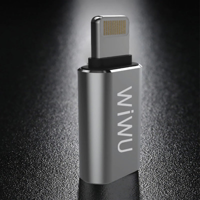 Bộ Chuyển Đổi Wiwu OTG Micro USB To Type-C Cho Các Điện Thoại Phổ Thông Chất Liệu Hợp Kim Nhôm Cao Cấp - Hàng Chính Hãng
