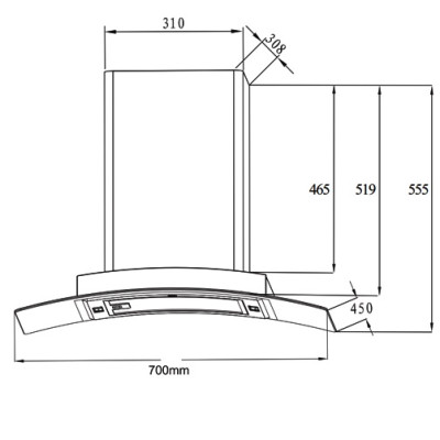 Combo Bếp 3 Lò Điện Từ Nagakawa UltraSlim NK3C06M Và Máy Hút Mùi Nagakawa NKCH09M70 Tích hợp công nghệ NaSYNC - Tự động đồng bộ điều khiển giữa bếp điện từ và hút mùi Điều khiển chuyển động Leap Motion và Touch Control bằng cách vẫy tay - Hàng Chính Hãng