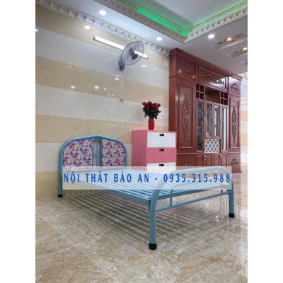 Giường ngủ sắt 1m2 x 2m BẢO AN