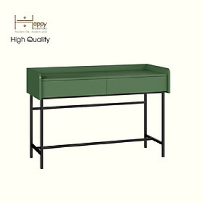[Happy Home Furniture] LAVIA, Bàn trang điểm 2 ngăn kéo - chân sắt, 120cm x 45cm x 80cm ( DxRxC), BAN_086