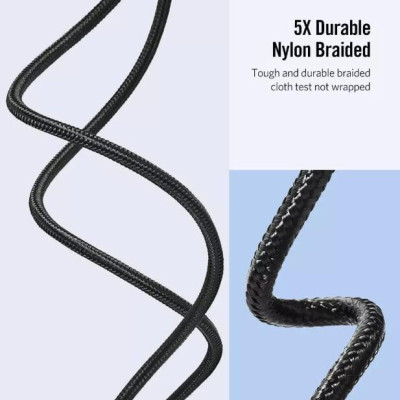 Ugreen UG50872ED017TK 0.5M màu Xám Cáp sạc truyền dữ liệu USB 2.0 sang MICRO USB đầu mạ thiếc - HÀNG CHÍNH HÃNG