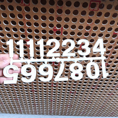 Bộ số nhựa màu trắng cỡ lớn mã số BS05