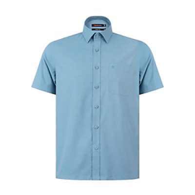 Áo sơ mi nam KHATOCO ngắn tay họa tiết A1MN468T2-CNMK654-2611-N