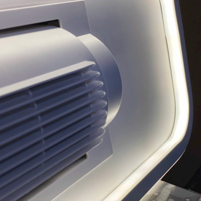 Quạt ốp trần mẫu mới không cánh quay 180 độ, ốp sát trần thế hệ mới, lắp cho phòng khách - phòng ngủ, hàng chính hãng Klasse KL126