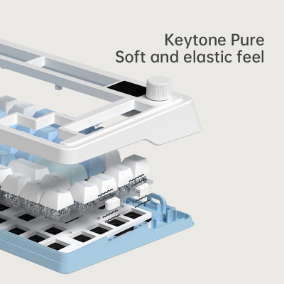 [Mới, hàng chính hãng] Bàn phím cơ FL-Esports CMK75SAM Lake Placid Blue/Desert Grey