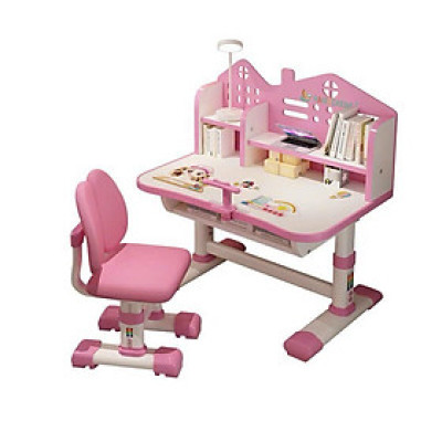 Bộ bàn ghế học sinh tiểu học có giá sách chống gù CT 204 Juno sofa ngang 75cm