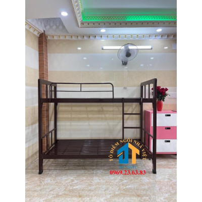 Giường sắt hộp 2 tầng 1m2x1m2( Tầng Dưới – Tầng Trên) Cao cấp - Đại Thành
