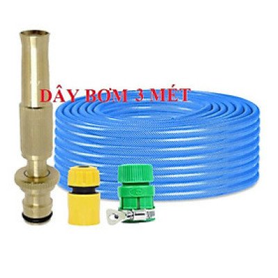 ️ Bộ dây vòi xịt nước rửa xe, tưới cây , tăng áp 3 lần, loại 3m, 5m 206587Pcút sập+ túi đựng bút