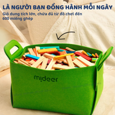 Túi gấp gọn đa năng Mideer đựng quần áo , đồ chơi Toy Storage Bag