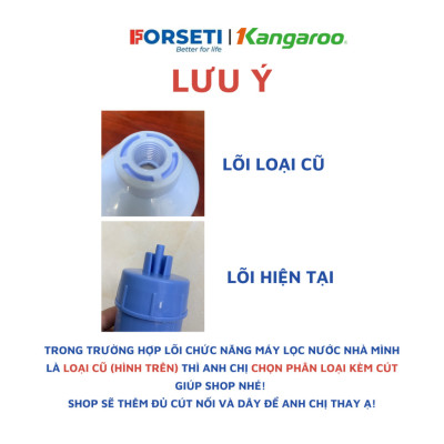 Bộ 5 lõi chức năng Kangaroo lõi FIR+, OrpH+, HypH+, Min+, Nano+ dùng cho máy lọc nước Kangaroo Hydrogen - Hàng chính hãng