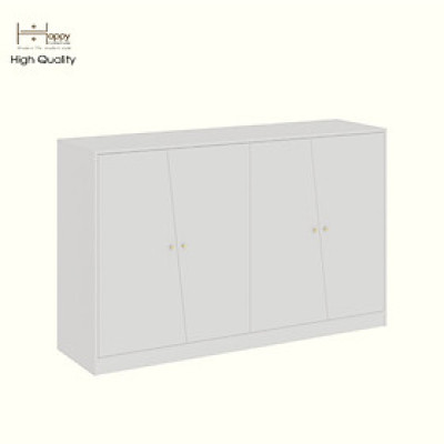 HAPPY FURNITURE , Tủ lưu trữ 4 cửa mở - DALEY , TCM_257 , 160cm x 45cm x 100cm DxRxC