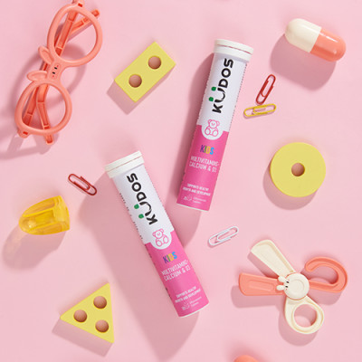 Combo Thực phẩm bảo vệ sức khỏe KUDOS KIDS + Viên Sủi KUDOS BONE + Viên Sủi KUDOS DAILY (20 viên/tuýp)