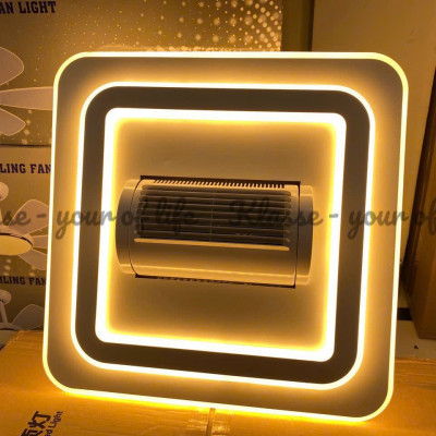 Quạt ốp trần mẫu mới không cánh quay 180 độ, ốp sát trần thế hệ mới, lắp cho phòng khách - phòng ngủ, hàng chính hãng Klasse KL126