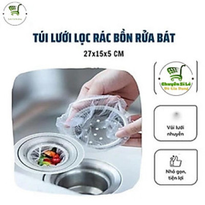 Combo 80 cái lọc rác bồn rửa chén, bát siêu tiện dụng