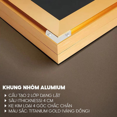 Tranh che ổ điện, atomat gia đình khung nhôm Có pitton thủy lực nâng 90 độ nội thất nhà cửa