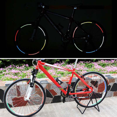 Đề Can Phản Quang Miếng Dán Vành Bánh Xe Đạp Leo Núi Bánh 16 icnh (8 miếng/ bộ)