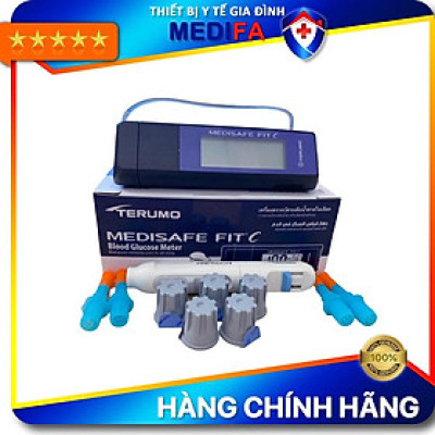 [TRỌN BỘ] Máy đo đường huyết, tiểu đường Terumo Medisafe Fit C Chính Hãng Nhật Bản, Bảo hành 5 năm