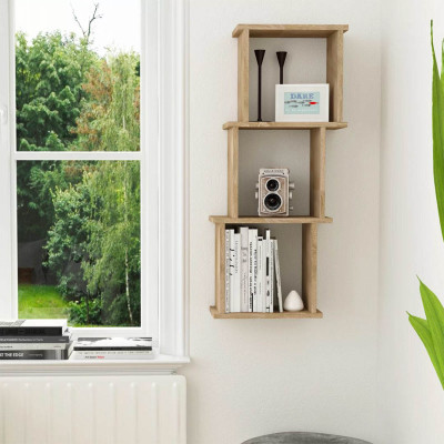 Giá đỡ sách trưng bày phòng khách treo tường SMLIFE Warrant