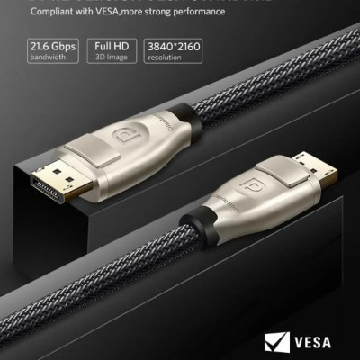 Ugreen UG30120DP107TK 2M Màu Đen Cáp 2 Đầu Displayport V1.2 cao cấp hỗ trợ 4K*2K 60GHz - HÀNG CHÍNH HÃNG