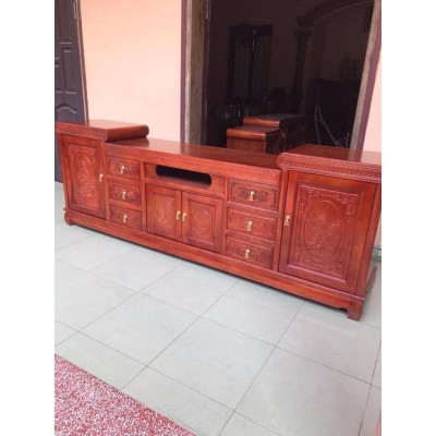 Kệ tivi mõ gỗ xoan đào