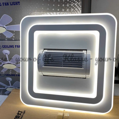 Quạt ốp trần mẫu mới không cánh quay 180 độ, ốp sát trần thế hệ mới, lắp cho phòng khách - phòng ngủ, hàng chính hãng Klasse KL126