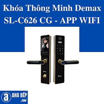 Khóa Thông Minh Demax SL-C626 CG - APP WIFI. Hàng Chính Hãng