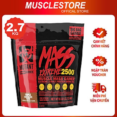 Mutant MASS EXTREME 2500, Sữa Hỗ Trợ Tăng Cân, Tăng Cơ Nạc, Calo và Protein Cao | Nhập Khẩu Canada