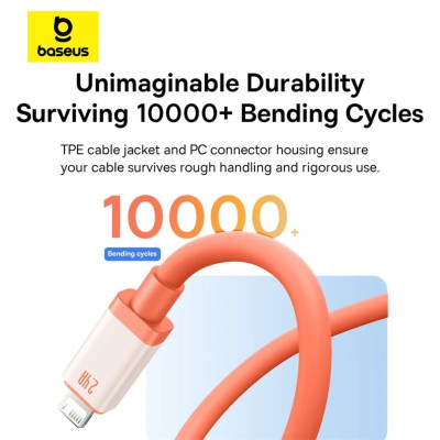 Cáp sạc nhanh Baseus 0℃ Series Fast Charging Data Cable Usb A to iP 2.4A hoặc Type C to iP 20W- hàng chính hãng